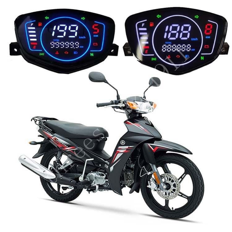 Para yamaha lc135 v1 CRYPTON 110 X 135 R 135 Medidor digital Modificado Ful Led Velocímetro Odômetro
