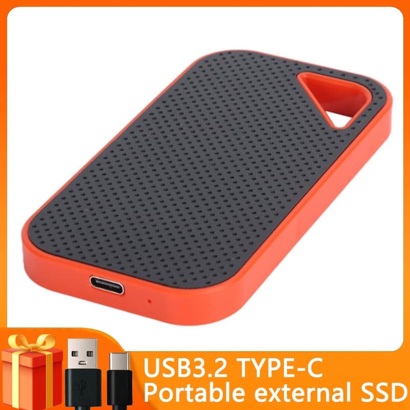 Disco Rígido Móvel SSD Portátil De 1 Tb/2/4/8 USB3.2 Tipo C