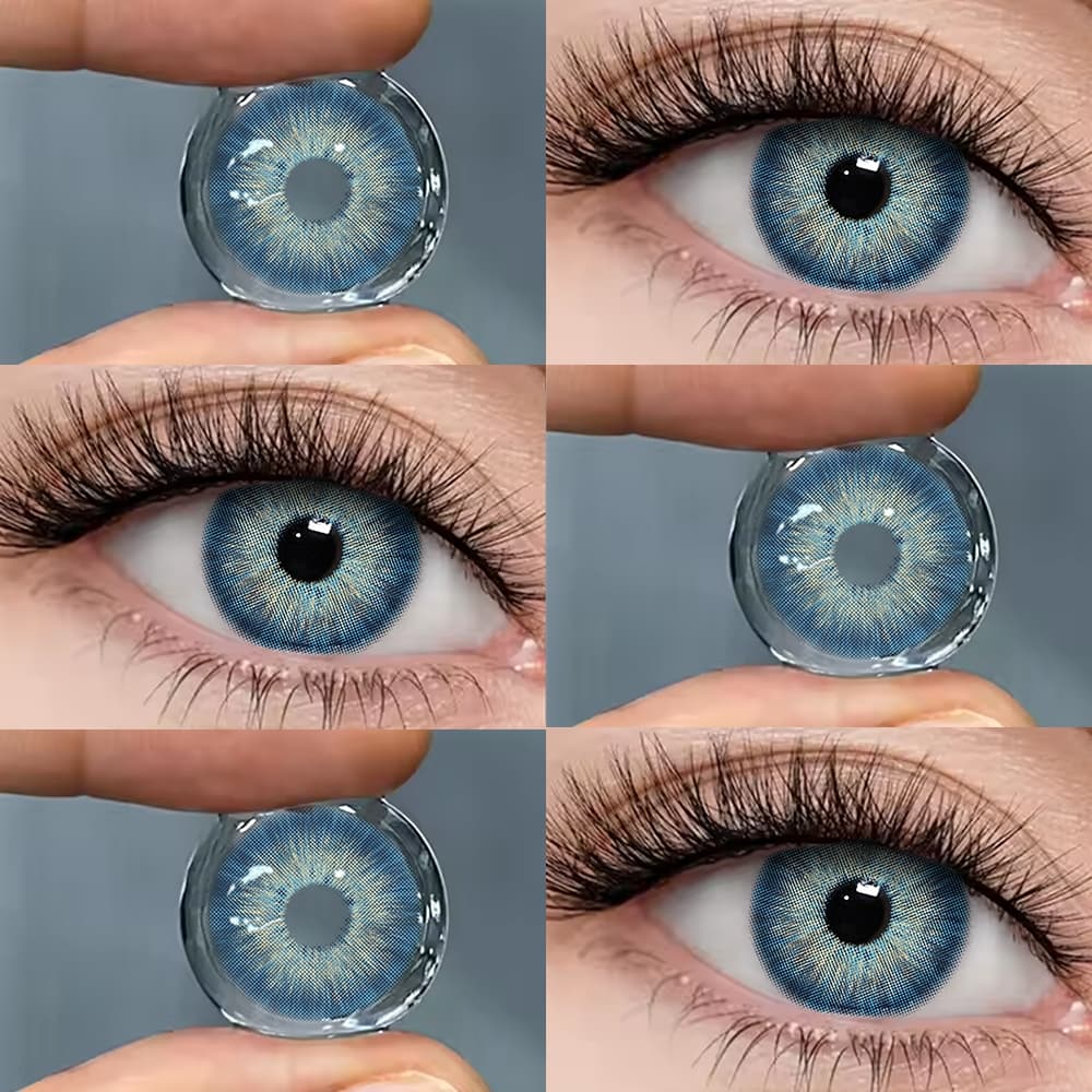 UYAAI 2 Unidades/Par Lentes De Contato Coloridas Cosplay Cosméticos Para Olhos Série mirage