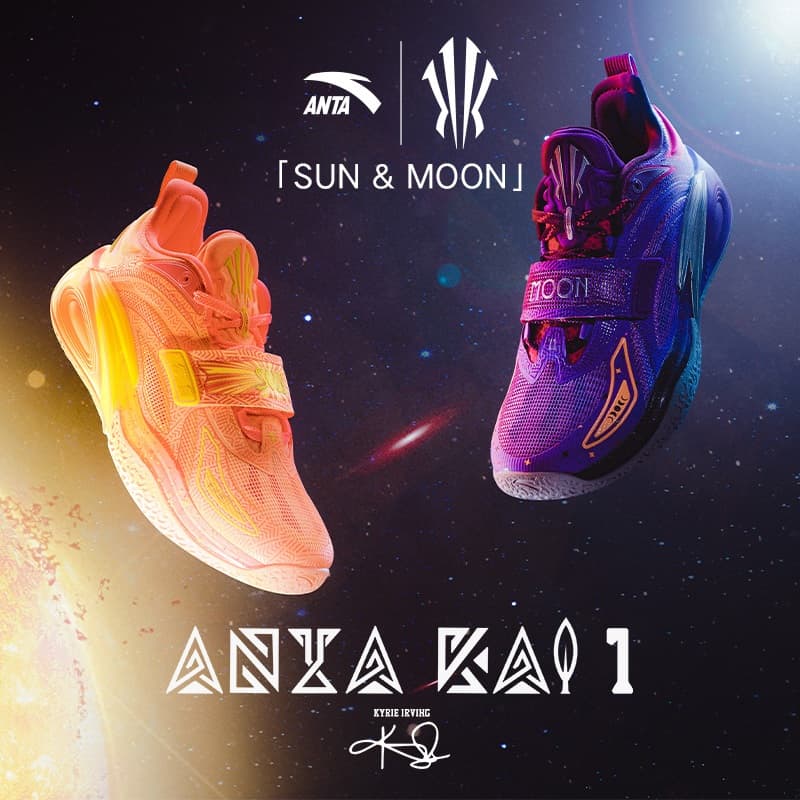[Kyrie Irving] ANTA Men KAI 1 Sun & Moon Tênis De Basquete PRO Kasut Bola Keranjang Lelaki 1124D1113