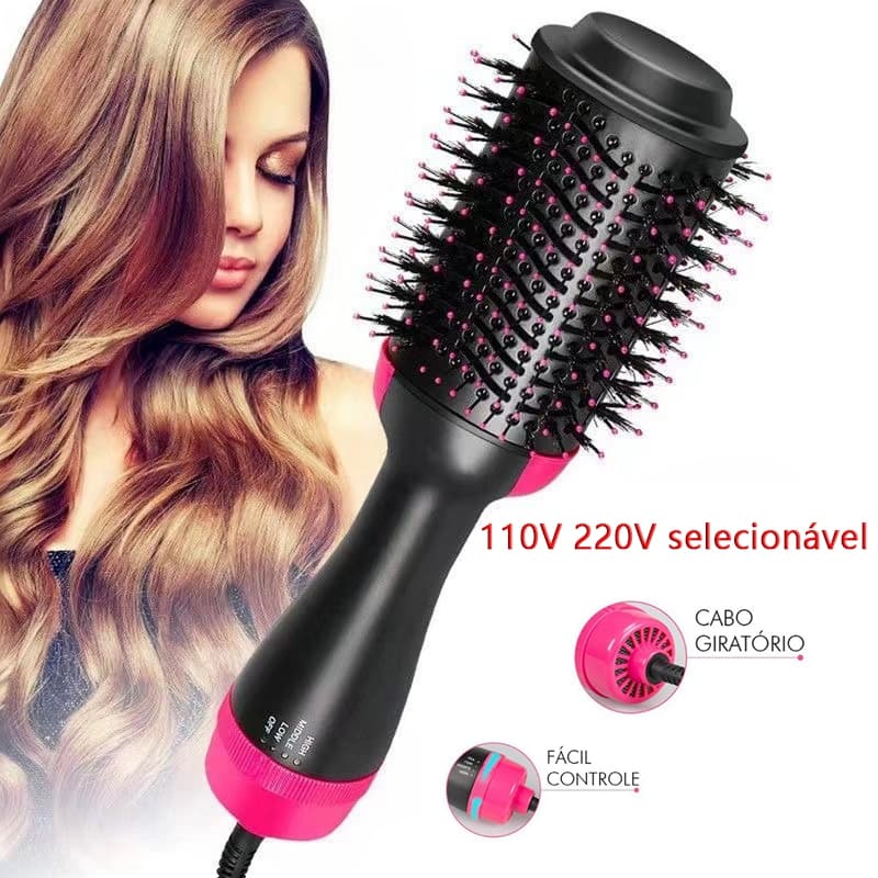 Escova de cabelo Secadora de Cabelo 110V/220V Alisador Elétrica Quente  Prancha alisadora de cabelo
