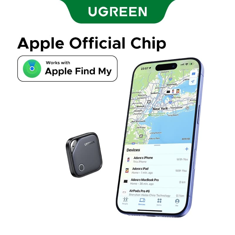 UGREEN Smart Tag Localizador Inteligente Anti Perda Bluetooth5.0 Airtag Rastreador Para iPhone/iPad/Mac