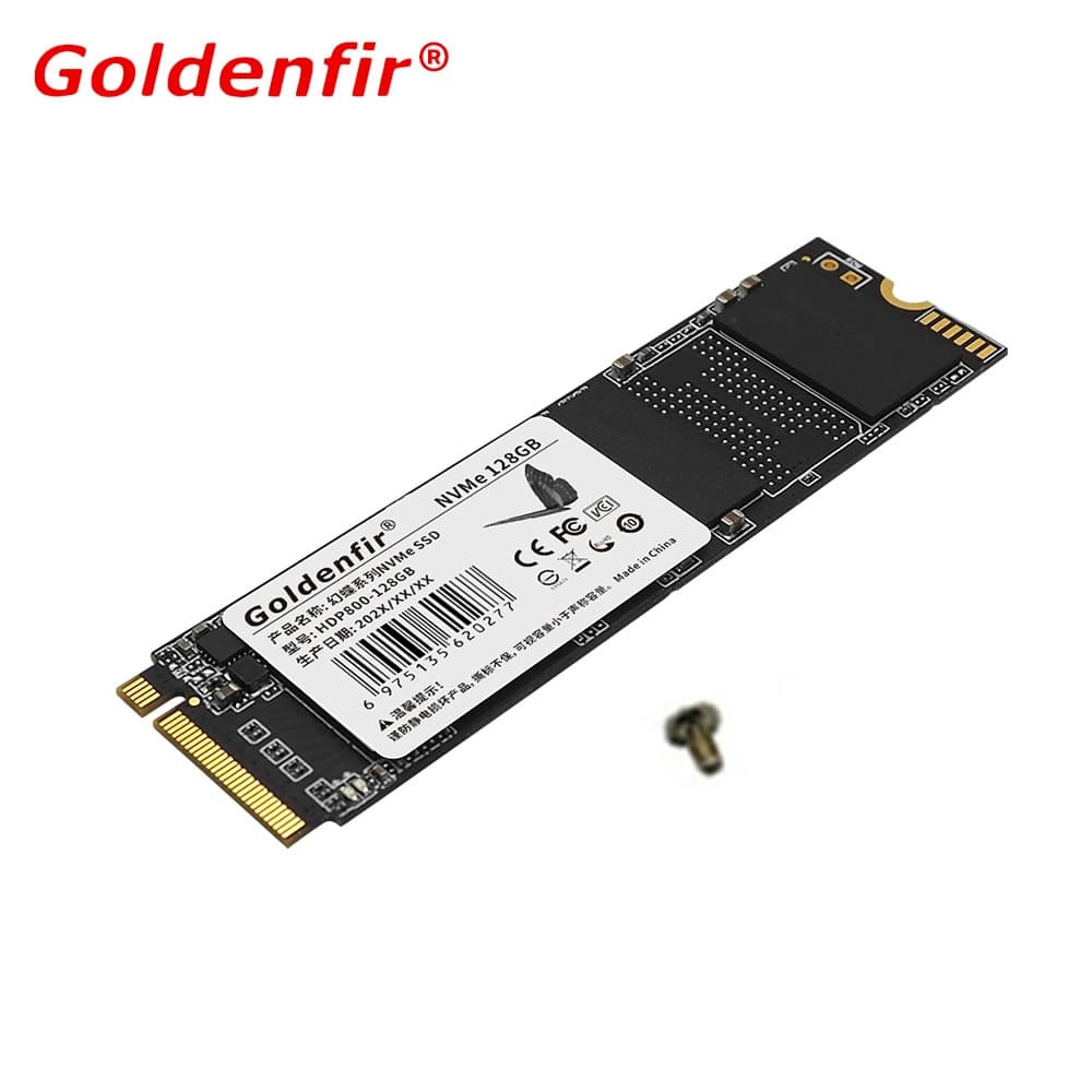 Goldenfir M2 SSD NVME 128GB 256GB 512GB 1TB M . 2 2280 PCIe Unidade Interna De Estado Sólido