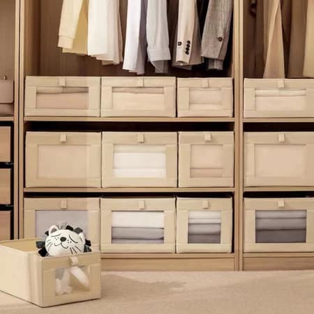 Extra grosso Organizador De Guarda-Roupa Dobrável Para Roupas E Calças Grande Dura Alto Qualidade