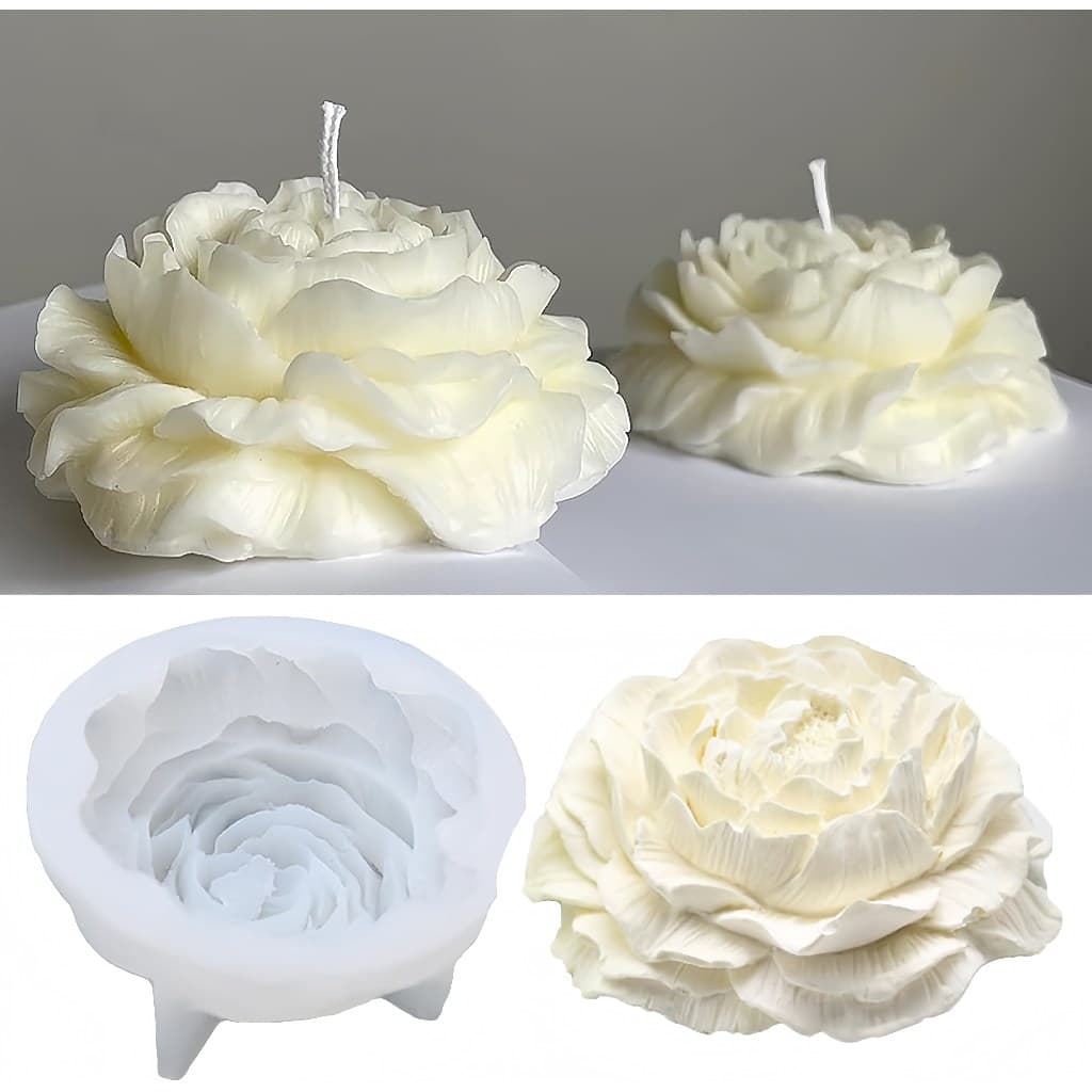 Molde De Silicone/Jasmim/flores de cerejeira De Peônia  3D Bolo De Flor Chocolate Sabonete Para Casa Decoração De Quarto