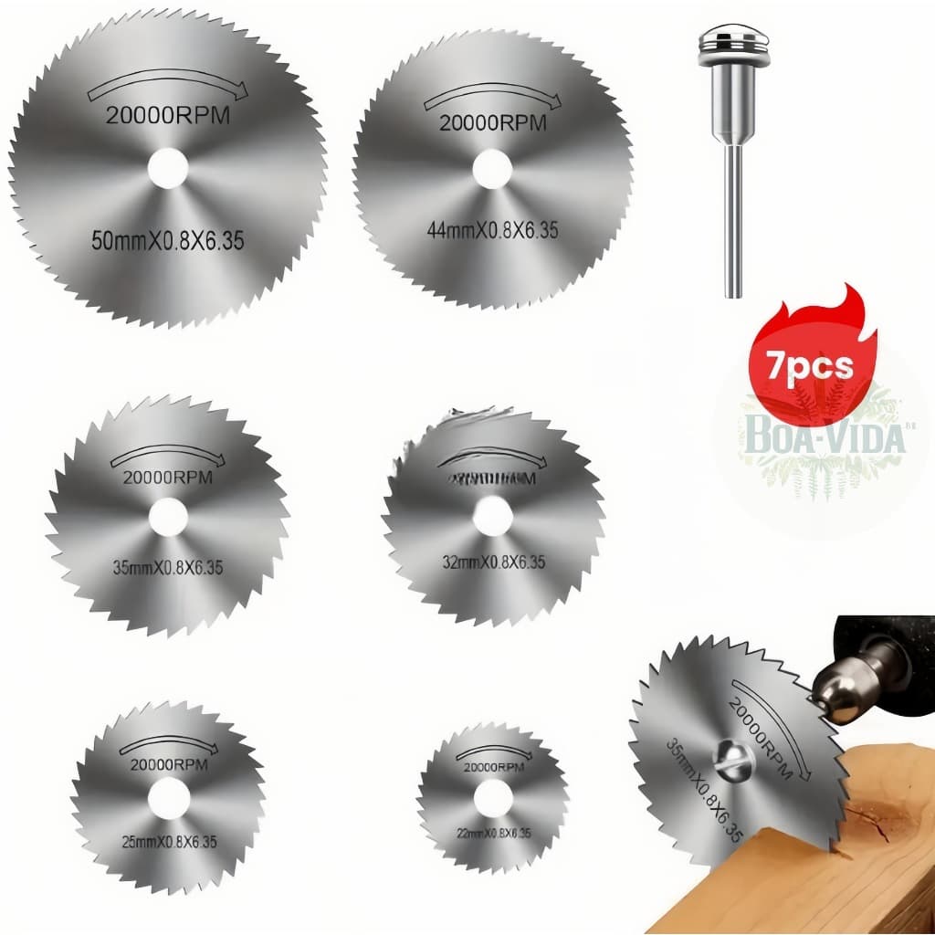 Kit Mini Disco Serra Circular Micro Retifica Furadaira Profissional