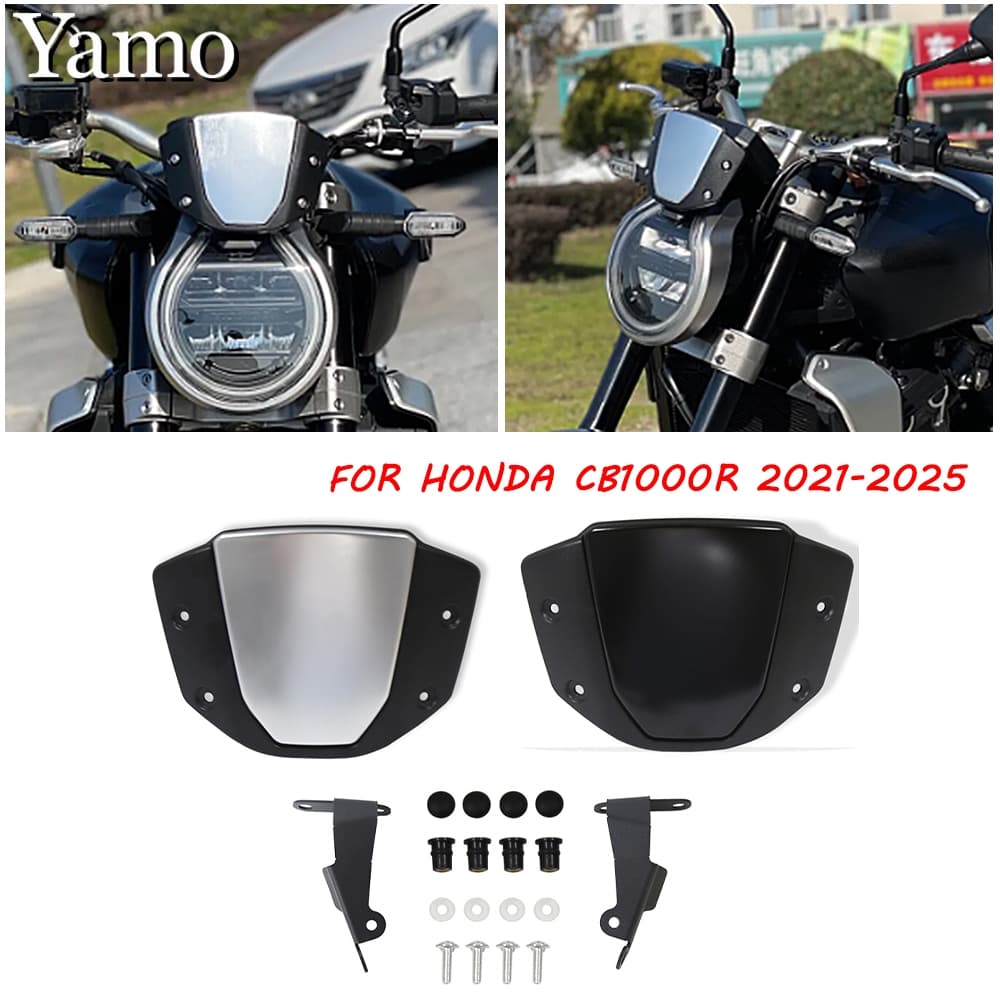 Para Honda CB1000R 2021-2025 Modificação Da Motocicleta Pequeno Pára-Brisa CB 1000 R Carenagem Do
