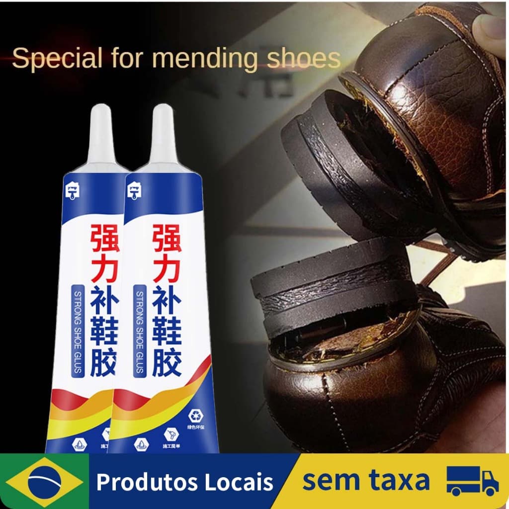 Cola Forte Universal Para Sapatos, cola de nível profissional para solas de calçados esportivos, alta temperatura 30g