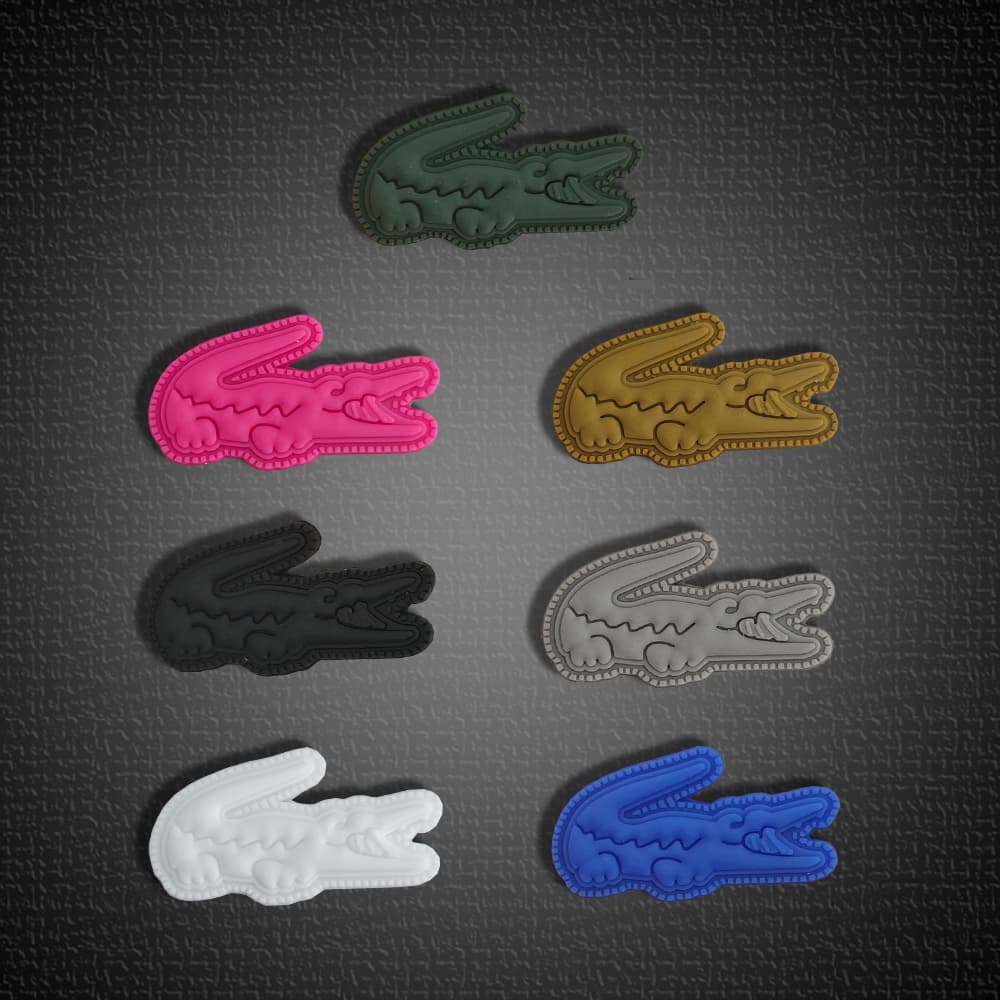 Remendo De Logotipo De silicone De Borracha DIY Saco De Roupas Calças Chapéu Jaqueta De Algodão Para Baixo Costura Engom