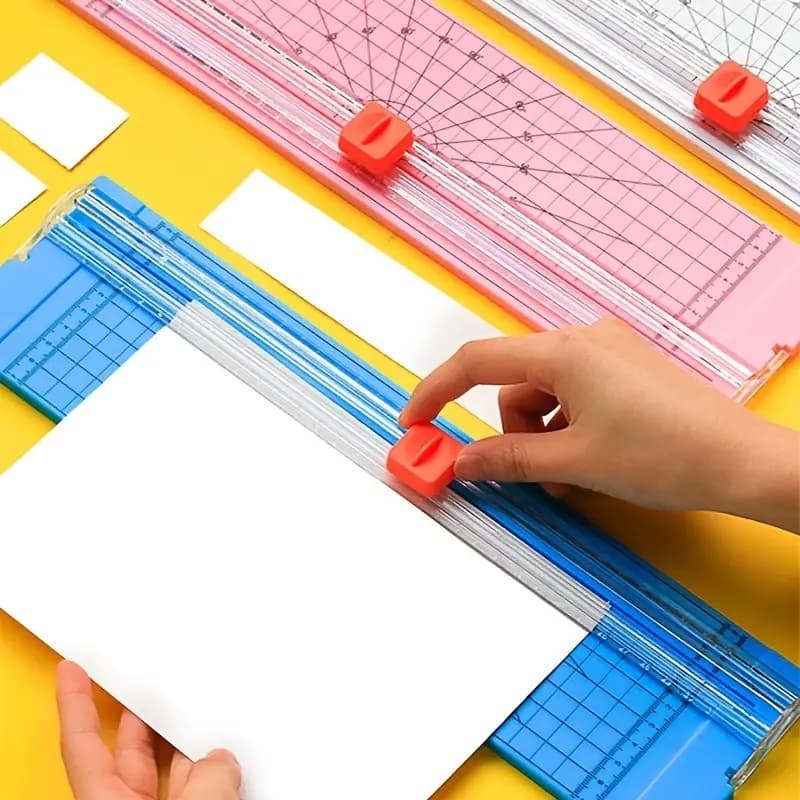 Guilhotina Portátil Cortador De Papel A4 A3, 36.5cmx9.5cm Material Escritório