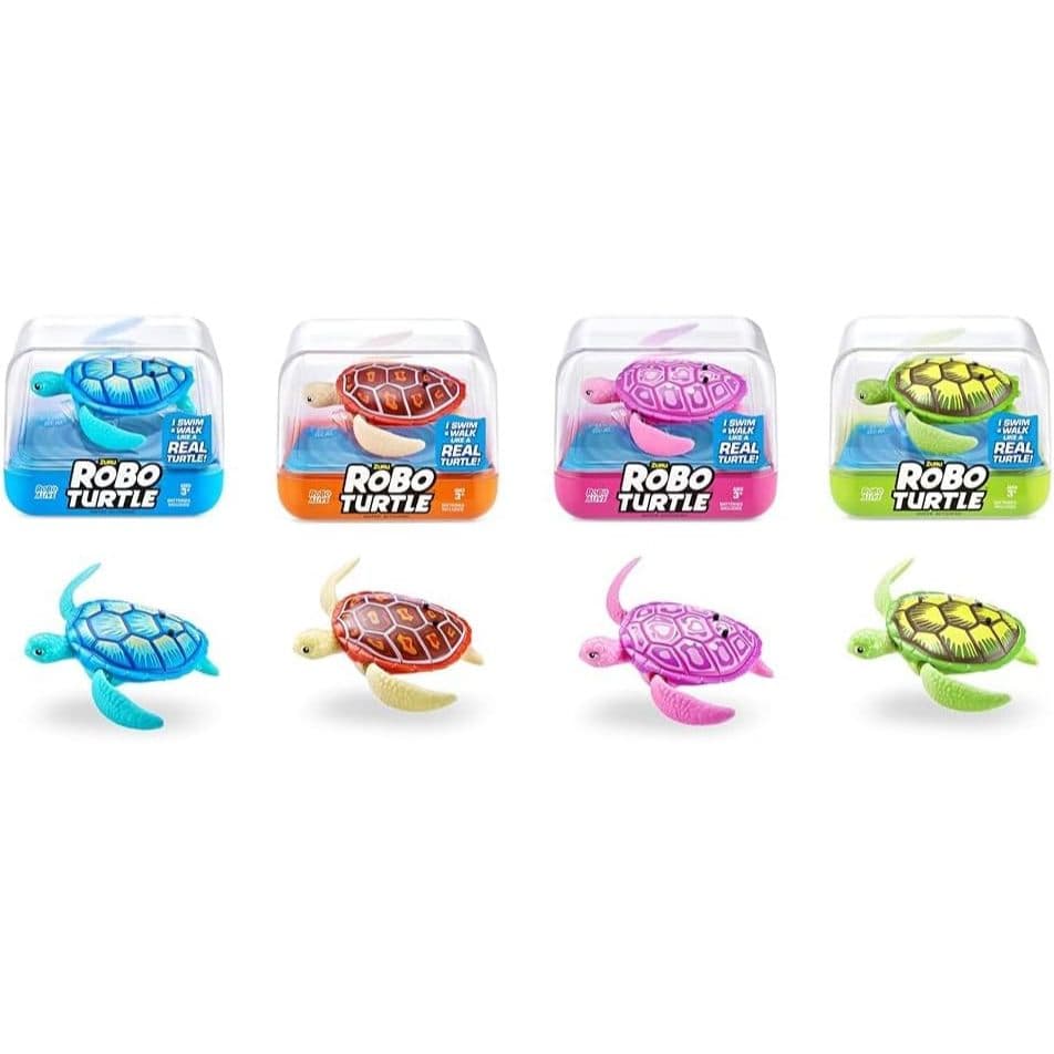 R Robo ALIVE Robo Turtle Robot Natação Tartaruga ZURU Ativação de água, com bateria