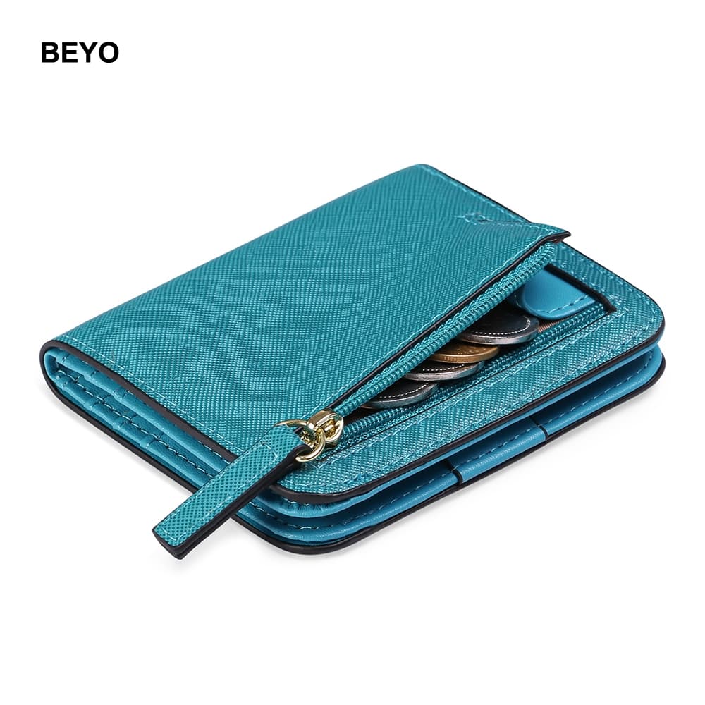 Carteira RFID Fina Pequena Feminina Bolsa De Moedas