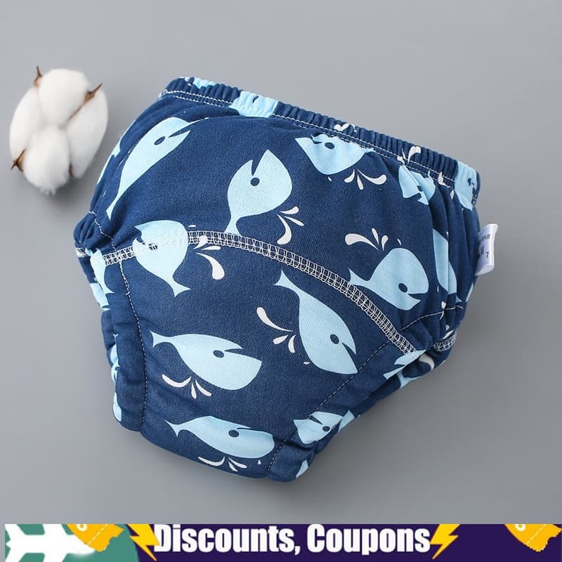 Fraldas Calças 6 Camadas De Treinamento Infantis Reutilizáveis Para Bebês