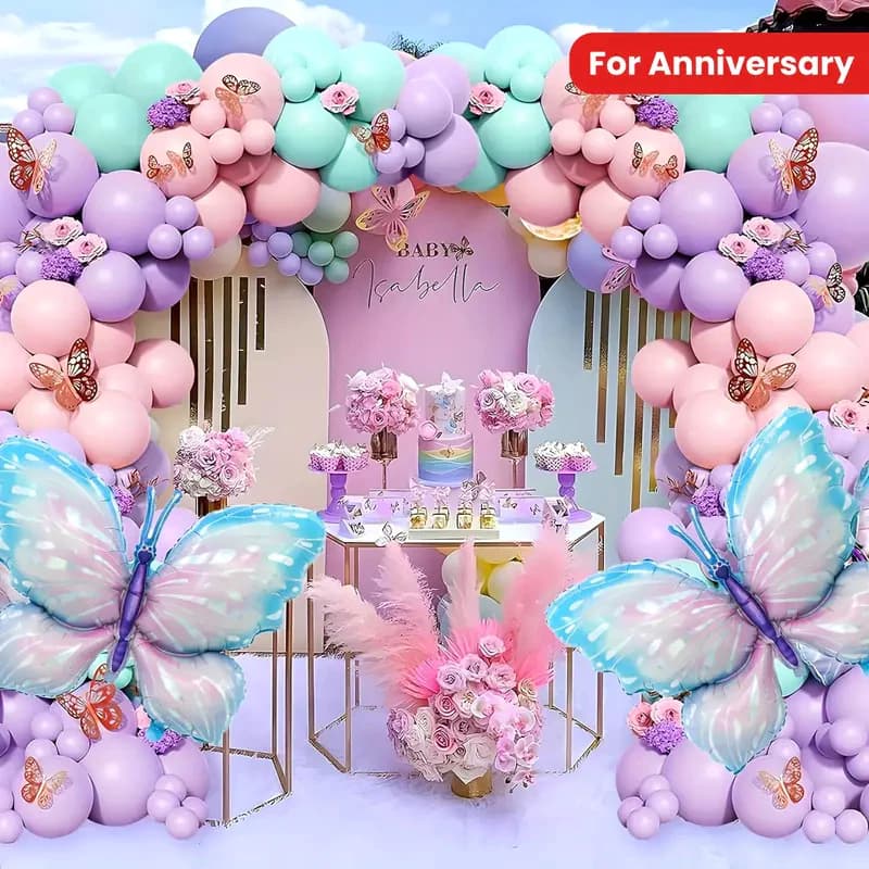 Kit 152 Balões Bexiga Jardim Encantado - Balão Bexigas Candy Número 7 Para Festas e Aniversários