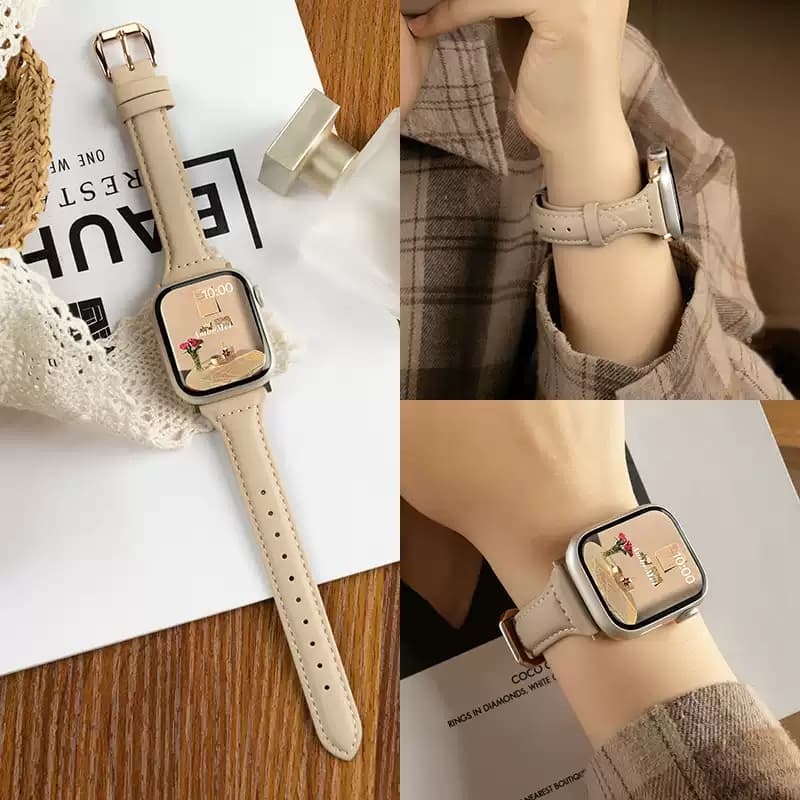 Pulseira De Relógio De Couro Para Xiaomi Redmi Watch 5 Active/Lite Substituição 4 Mi 8Pro/9Pro Simples Faixa Cintura Peq