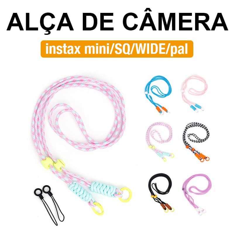 [Film Lab] Alça Para Câmera Instax Mini Square SQ Pal Alça De Ombro e Pescoço CAB04
