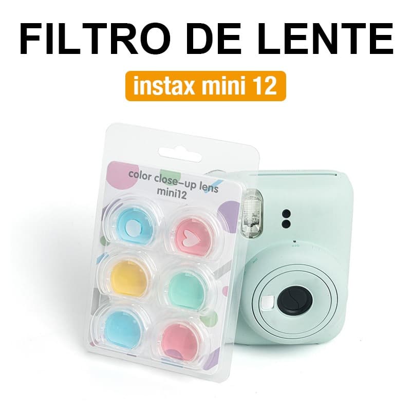 [Film Lab] [Conjunto De 6pcs] Filtro De Lente De Câmera Para Instax Mini 12 CBB01