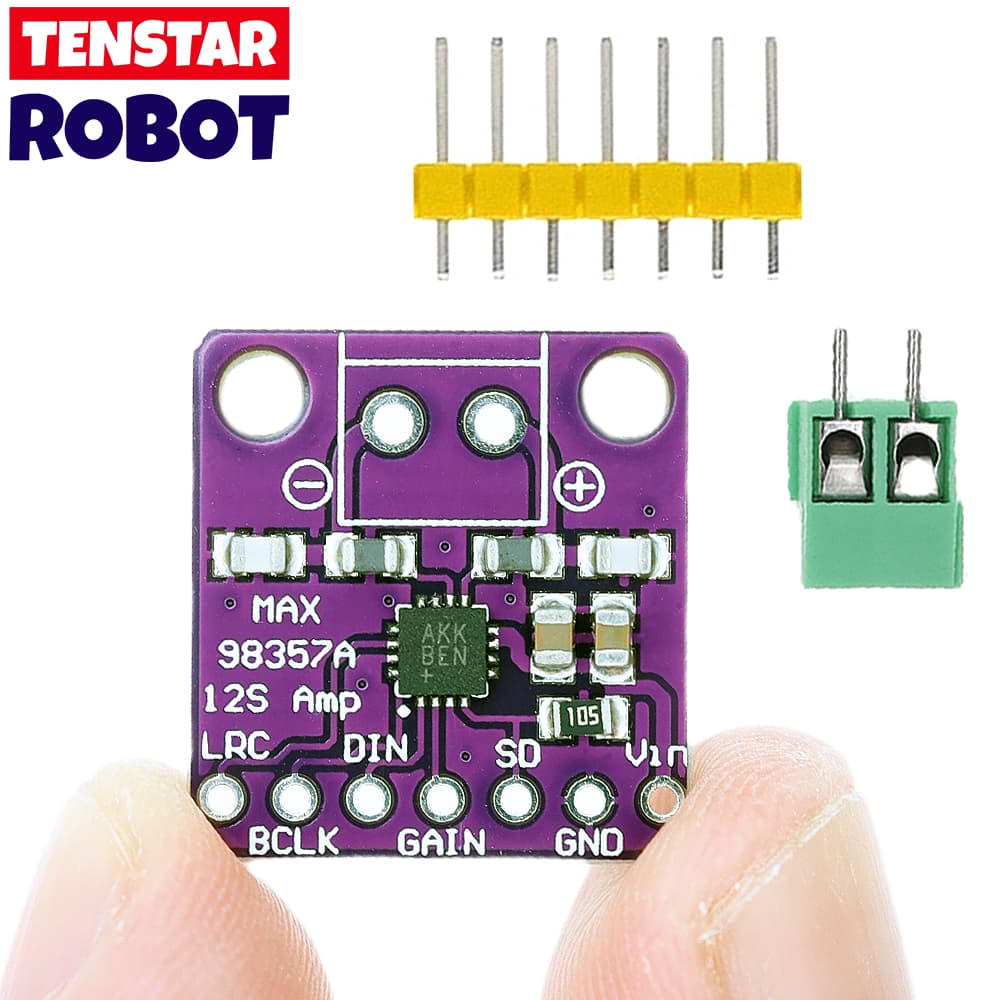 Max98357 I2S 3W Classe D Amplificador Breakout Interface Dac Decodificador Módulo Placa De Áudio Sem Filtro Para Raspber