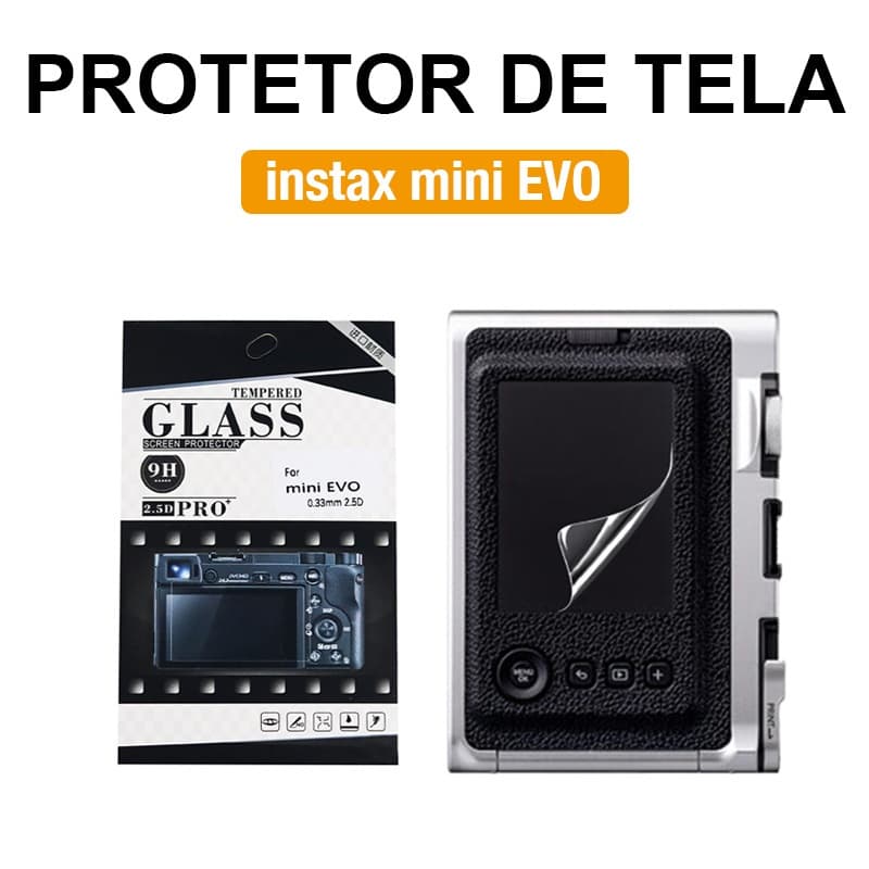 [Film Lab] Protetor De Tela Vidro Temperado Para Instax Mini EVO CAB15