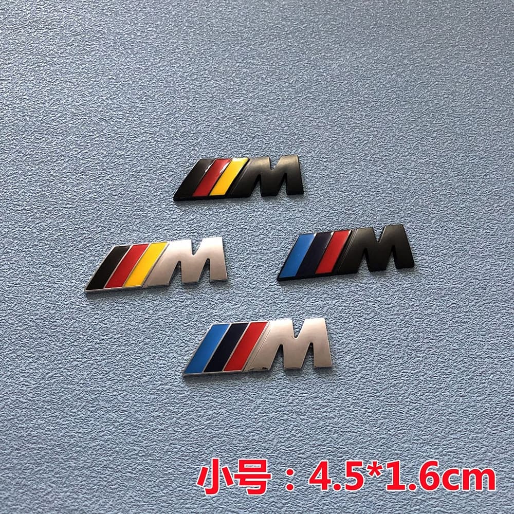 Adequado para BMW m etiqueta de Metal 1 série 3 série 5 série 7 série etiqueta lateral Fender m etiqueta X1 X3 X5 m etiq