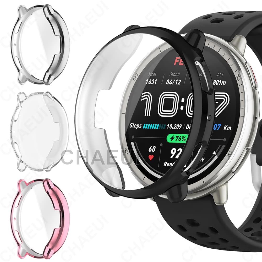 Capa Protetora De Silicone TPU Para Amazfit Active 2