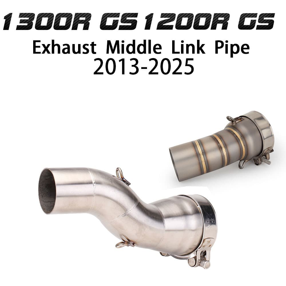 Para BMW R1200GS R1250GS ADV R1300GS Aventura 2013-2025 Tubo Adaptador De Ligação Intermediária De Escape Da Motocicleta