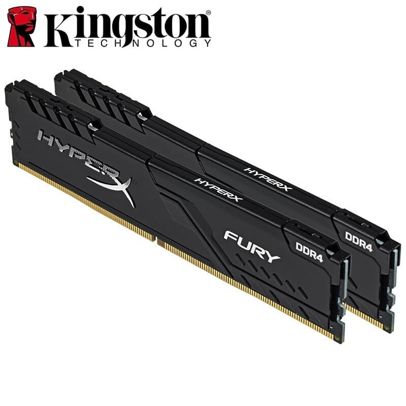 Kingston HyperX Fury DDR4 RAM 4GB 8GB 16GB DDR4 2133Mhz 2400Mhz 2666Mhz 3200Mhz Memória Para Desktop