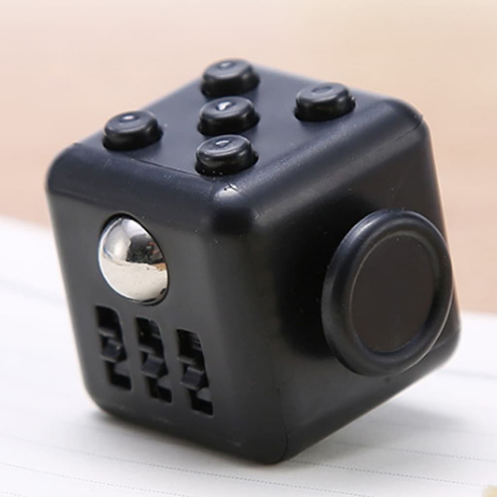Stress Relief Fidget Eco-friendly Cube Click Spin Toy Para Treinar Habilidade Prática E Cognição