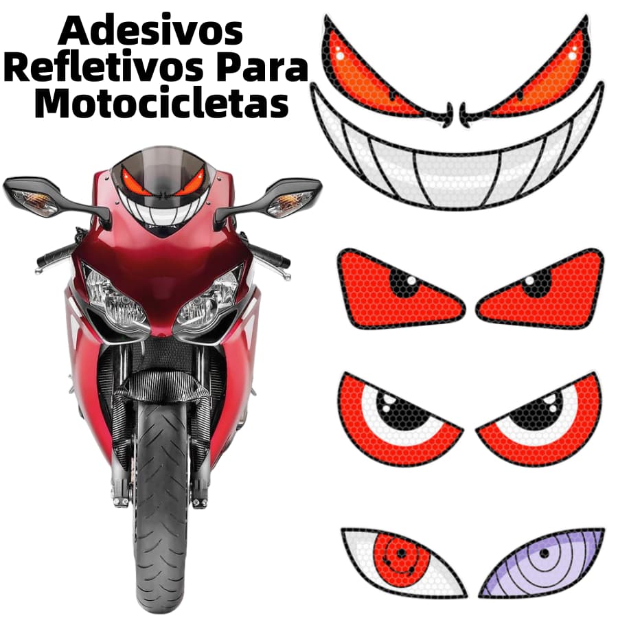 7 PCS Adesivos Refletivos De Olho ,De Veículos Elétricos Em Forma De Olhos Vermelho,14,5cm PVC Aviso De Segurança