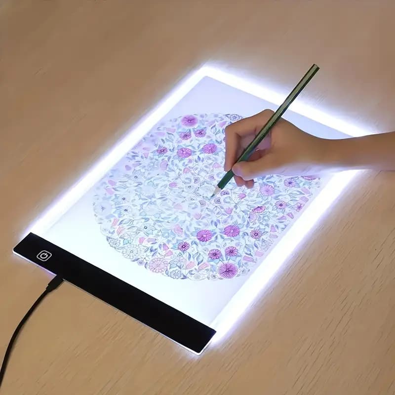 Mesa / Prancheta De Luz tamanho A4 Usb Para Desenhos Ilustração Arte