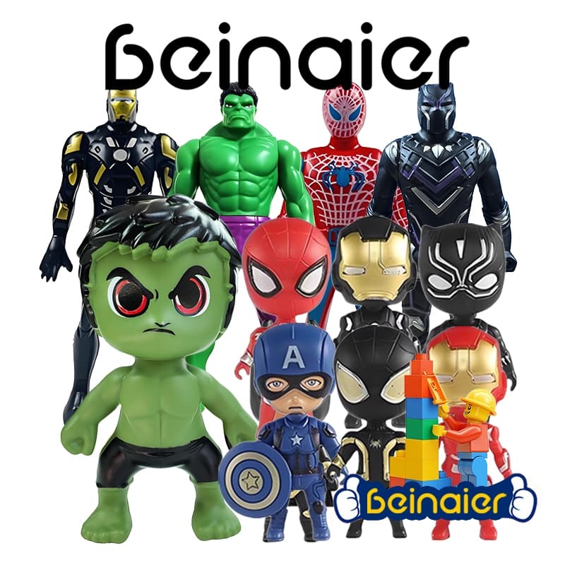 Boneca Hero, blocos de construção e brinquedos de carrinho