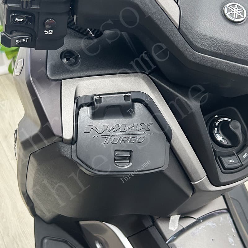 Para Yamaha NMAX Turbo V3 2025 + Capa De Bolso Lateral À Prova Dwaterproof Água Compartimento Porta USB NMAX155 V3