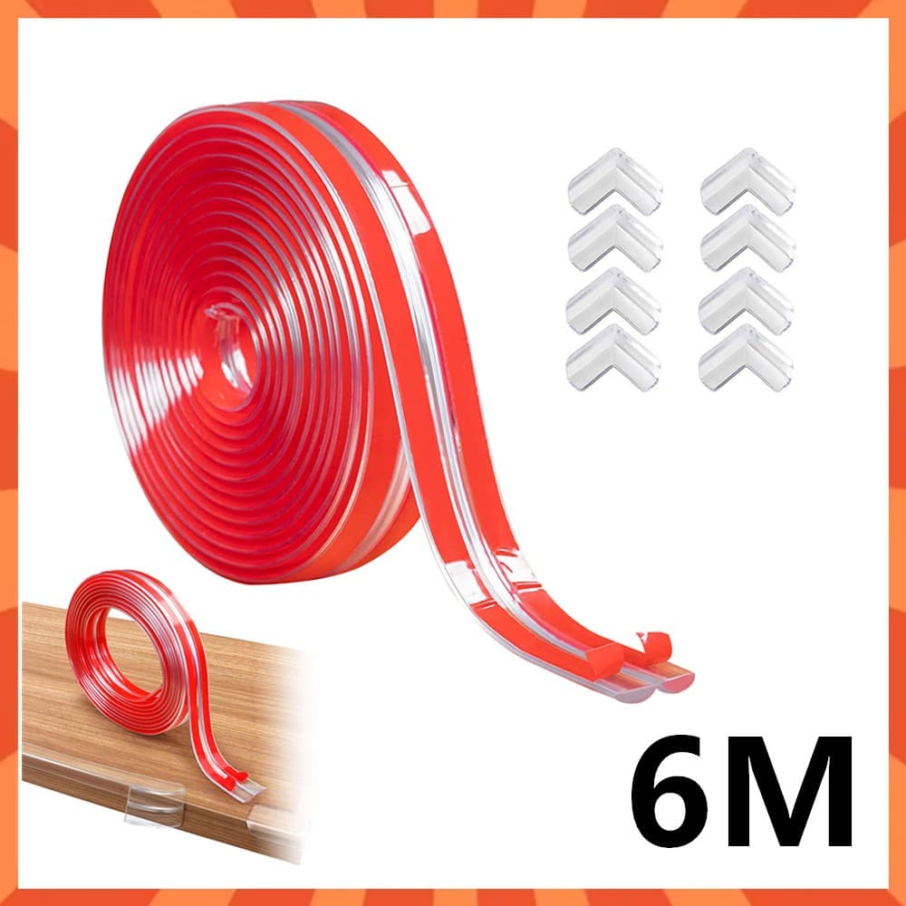 6m Desktop fiação borda canto Desktop cobrindo fita proteção canto Anti-colisão Pro