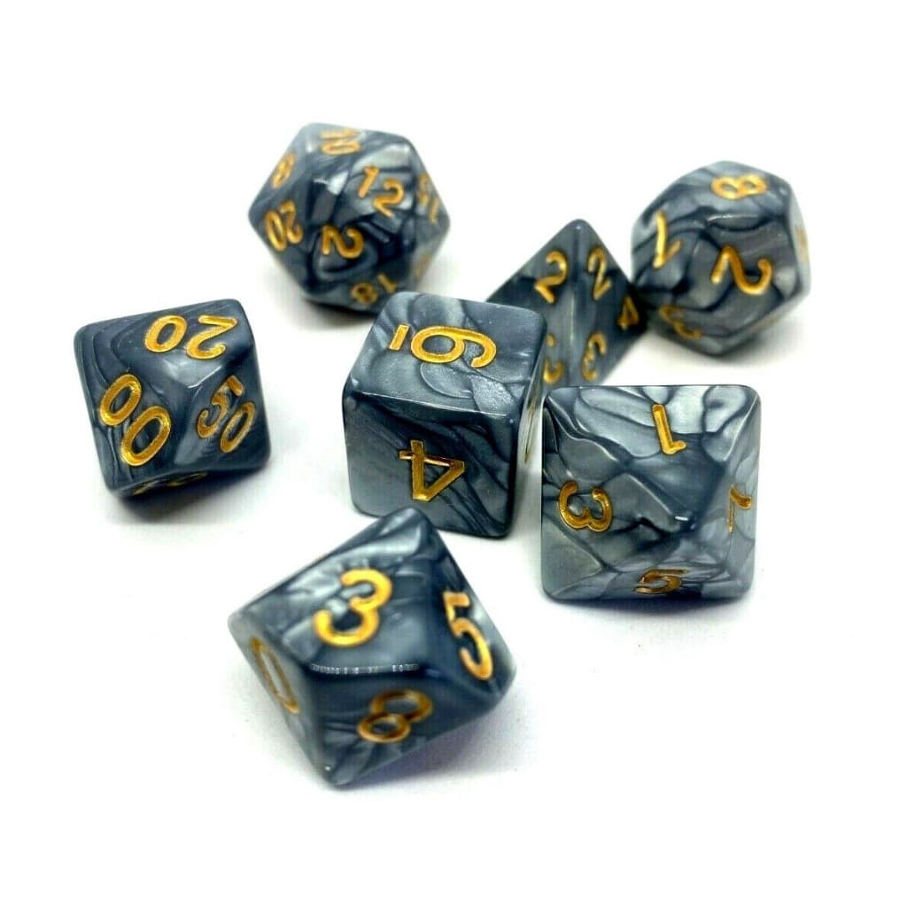 Conjunto De Dados DND Estilo Clássico , Poliédricos De Jogo De Mesa Para Masmorras E Dragões TRPG De Dramatização