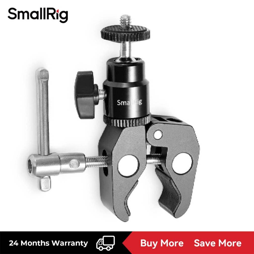 Montagem De Super Braçadeira Smallrig Com Cabeça De Esfera De 1/4 " Parafusada 1124