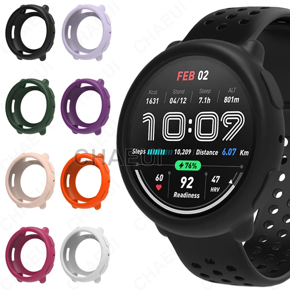 Capa Protetora De Tela De Silicone Meia Para Amazfit Active 2