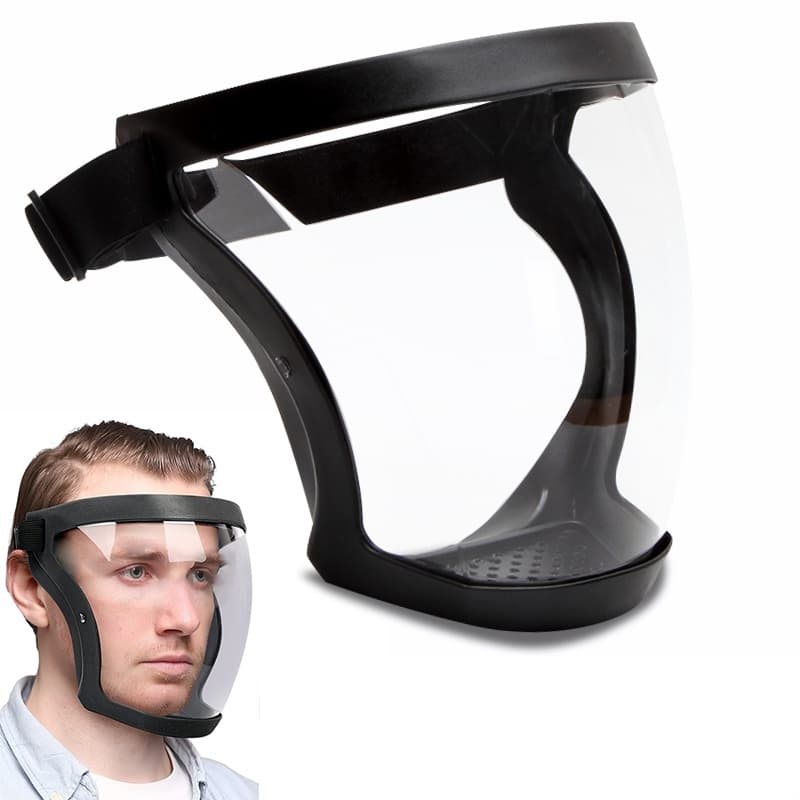 Máscara Transparente Antipoeira / Filtros PM2.5 e Design Respirável