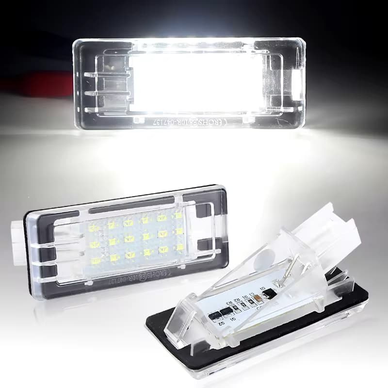 2 Pçs LED Luz Da Placa De Identificação Para Dacia Duster MK1 2010-2017 Renault Captur 2013-2019 up