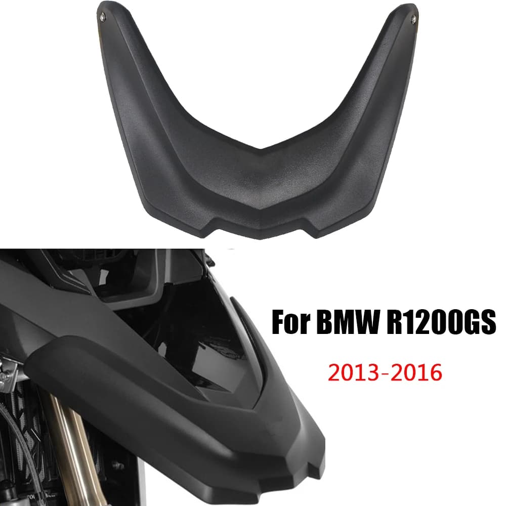 R 1200 GS Motocicleta Frente Fender Bico Para BMW R1200GS R1200 LC 2013 2014 2015 2016 Nariz Carenagem Cowl Extensão Rod