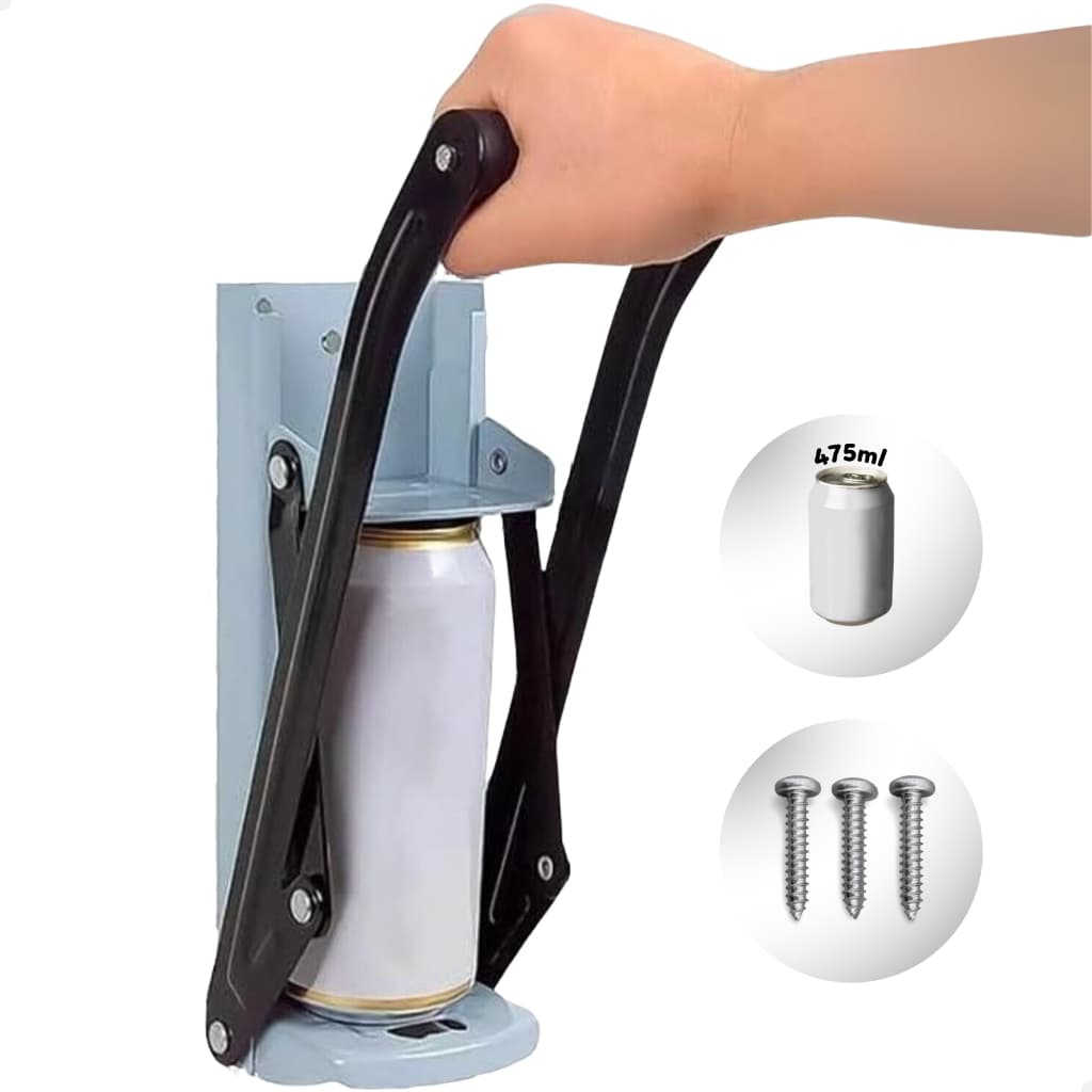 HAOSIN Amassador De Latinhas Latas Cerveja Com Abridor De Garrafa