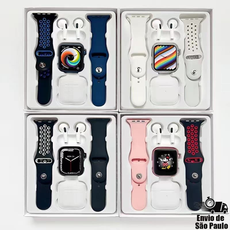 Envio Local À Prova De Contagem Regressiva T55 Pro max Smartwatch Relógio Inteligente Com i12 Fones De Ouvido Conjunto