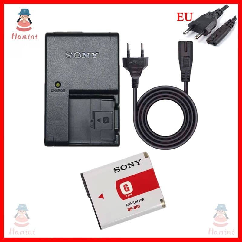 Para Bateria De Câmera Digital Sony NP-BG1 + Carregador/Carregamento De Assento