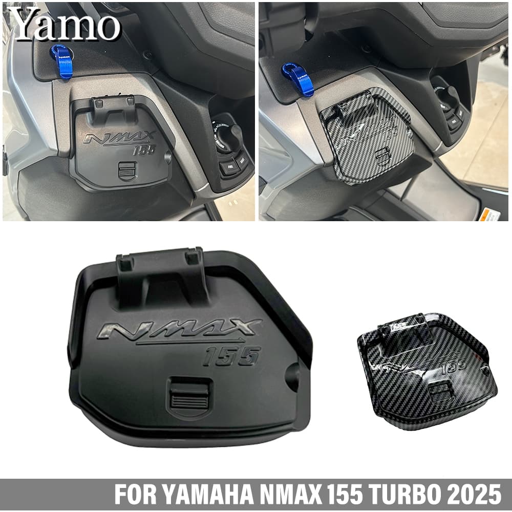 Para YAMAHA Nmax155 125 V3 2025-2026 TechMax Trubo Tampa De Armazenamento À Prova D'água Capa De Bolso ABS Atualização L