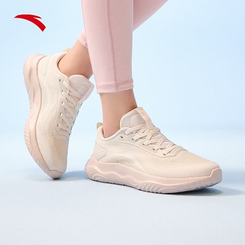 [3-10KM +] ANTA Mulheres A-EBUFFER Lite Tênis De Treinamento Badminton Zumba Jogging Calçados Esportivos 122527713