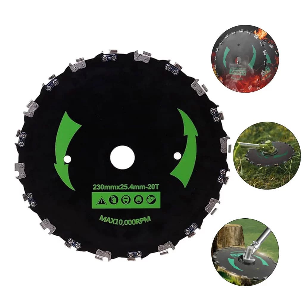 Disco de 20 Dentes para Roçadeira em Aço de Alta - Durabilidade e Eficiência no Corte de Vegetação