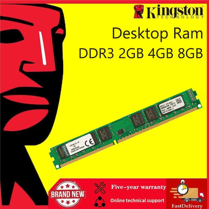 Kingston DDR3 PC RAM 4GB 8GB DDR3 1333/1600MHz Memória Desktop 8GB DDR3L 1600 1.35V Computador