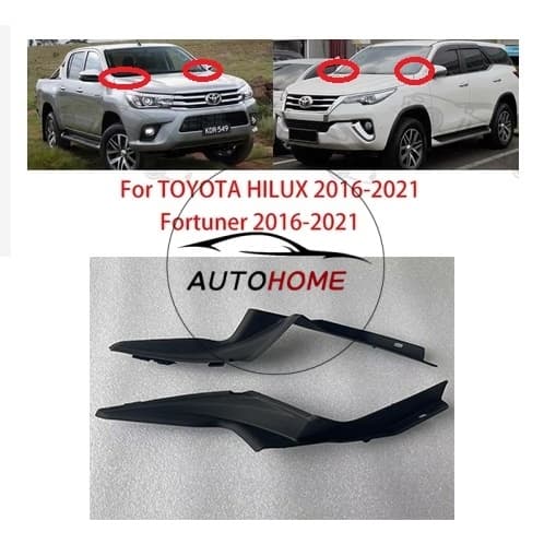 (Boa Qualidade) Tampa Da Grade Do Limpador Pára-Brisa Dianteiro Carro Para TOYOTA HILUX FORTUNER 2016 2017 2018 2019 202