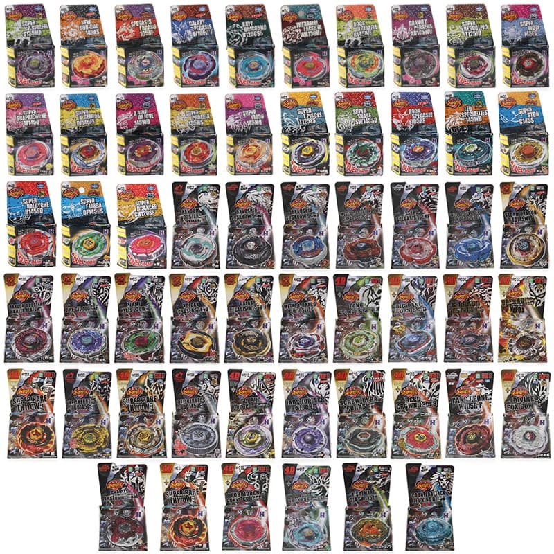 56 Estilos 4D Metal Fusion Spinning Top Battling Game Gift Toys Para Crianças