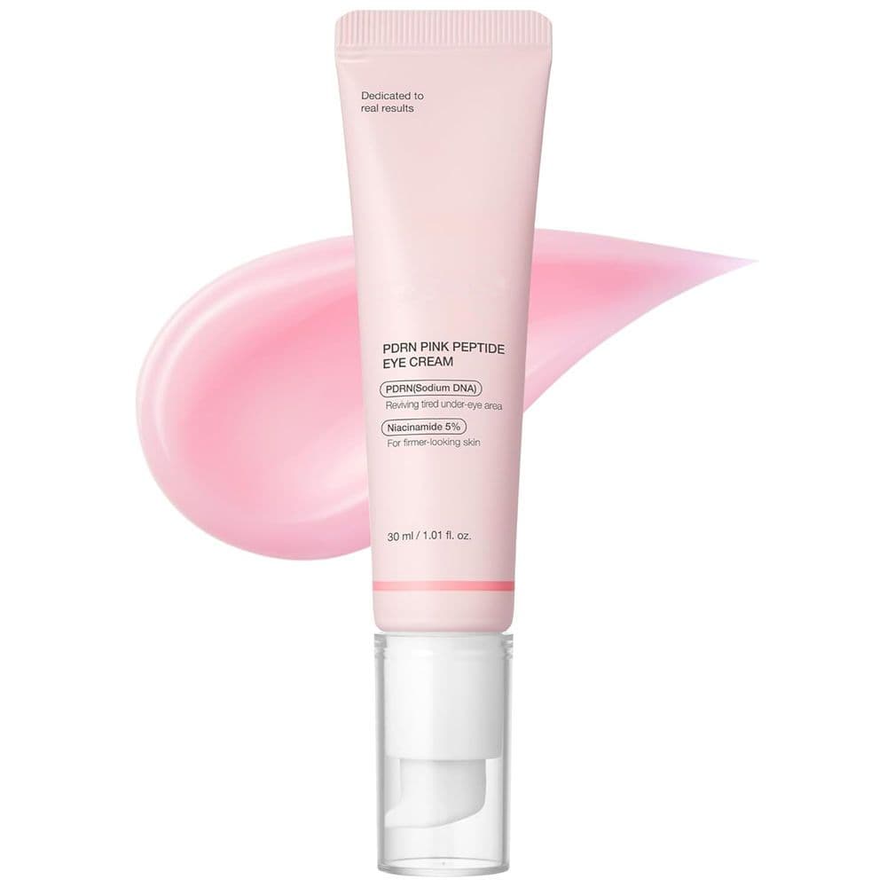 medicube Salmon DNA PDRN Pink Peptide Eye Serum Com Niacinamida E Retinol De Pureza 99 % Para Linhas Finas , Tom De Pele