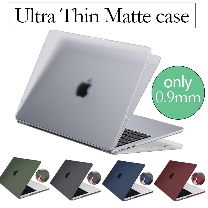 Caso mate ultrafino para MacBook Air Pro 13/14 polegadas M1 M2 M3 M4 Chip Modelo A2337 A2338 A2442 A2681 A3240 A3113
